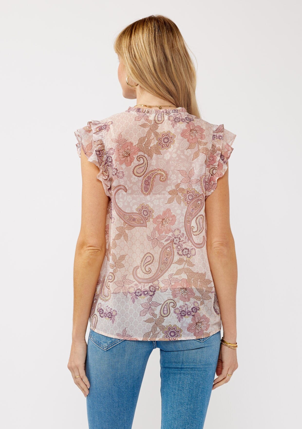 Sunrose Ruffle Top