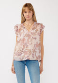 Sunrose Ruffle Top