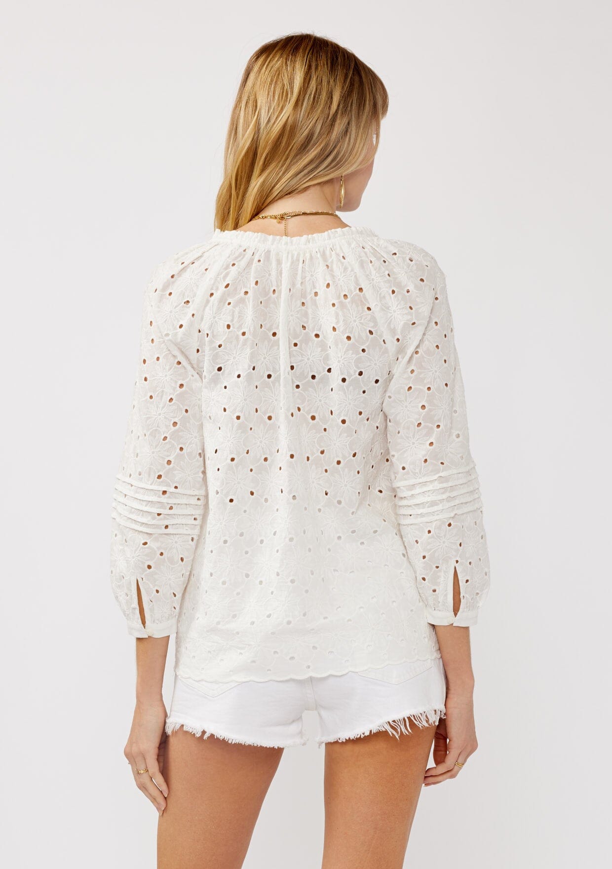 Catch The Breeze Eyelet Blouse