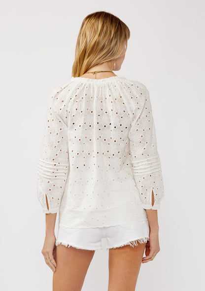 Catch The Breeze Eyelet Blouse
