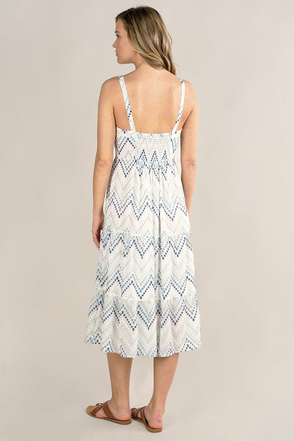 Farrah Chevron Striped Dress