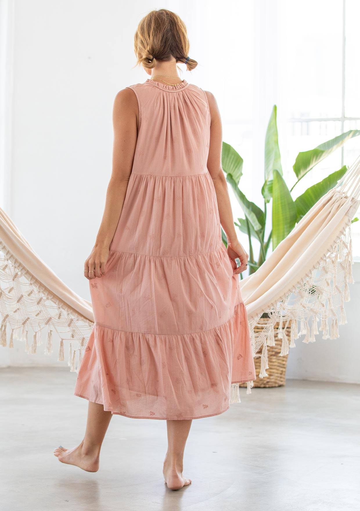 Strawberry Wine Maxi Dress