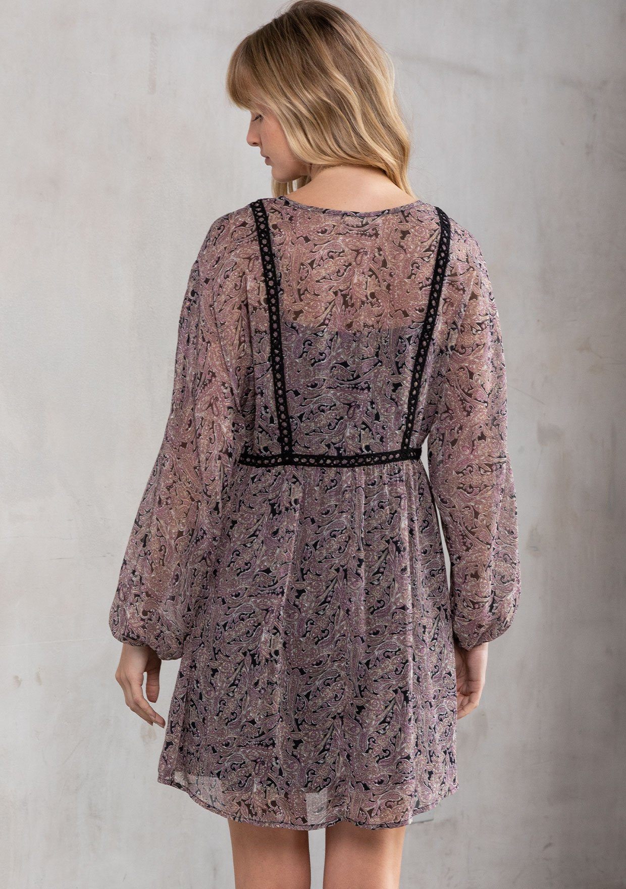 Libby Paisley Mini Dress