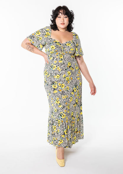 Tuscan Floral Maxi Dress