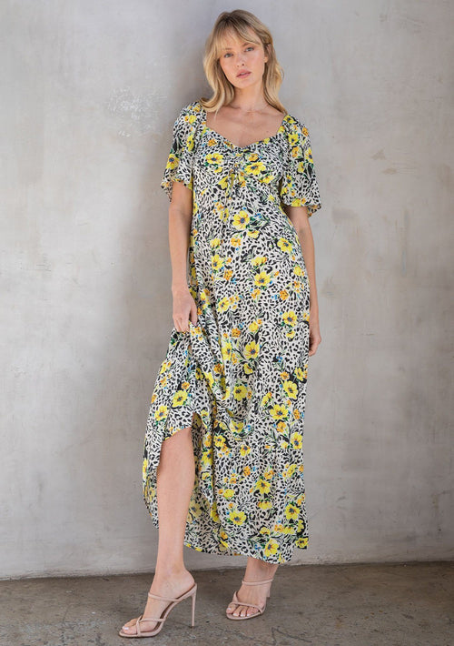 Tuscan Floral Maxi Dress