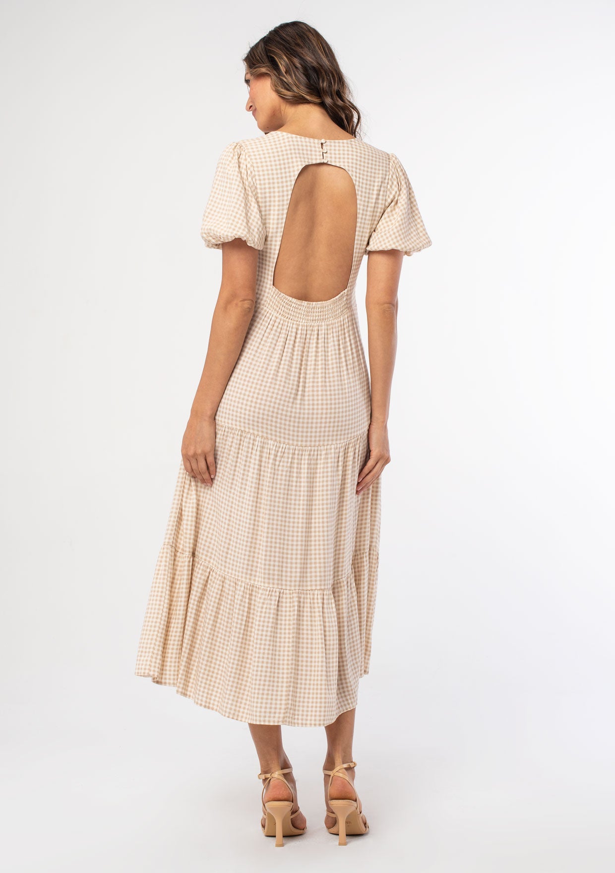 Lexi Gingham Midi Dress