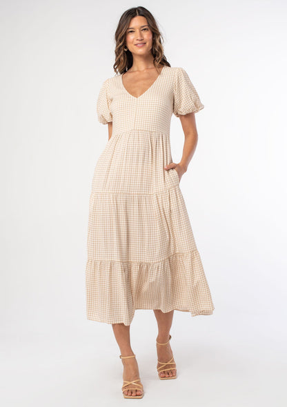 Lexi Gingham Midi Dress