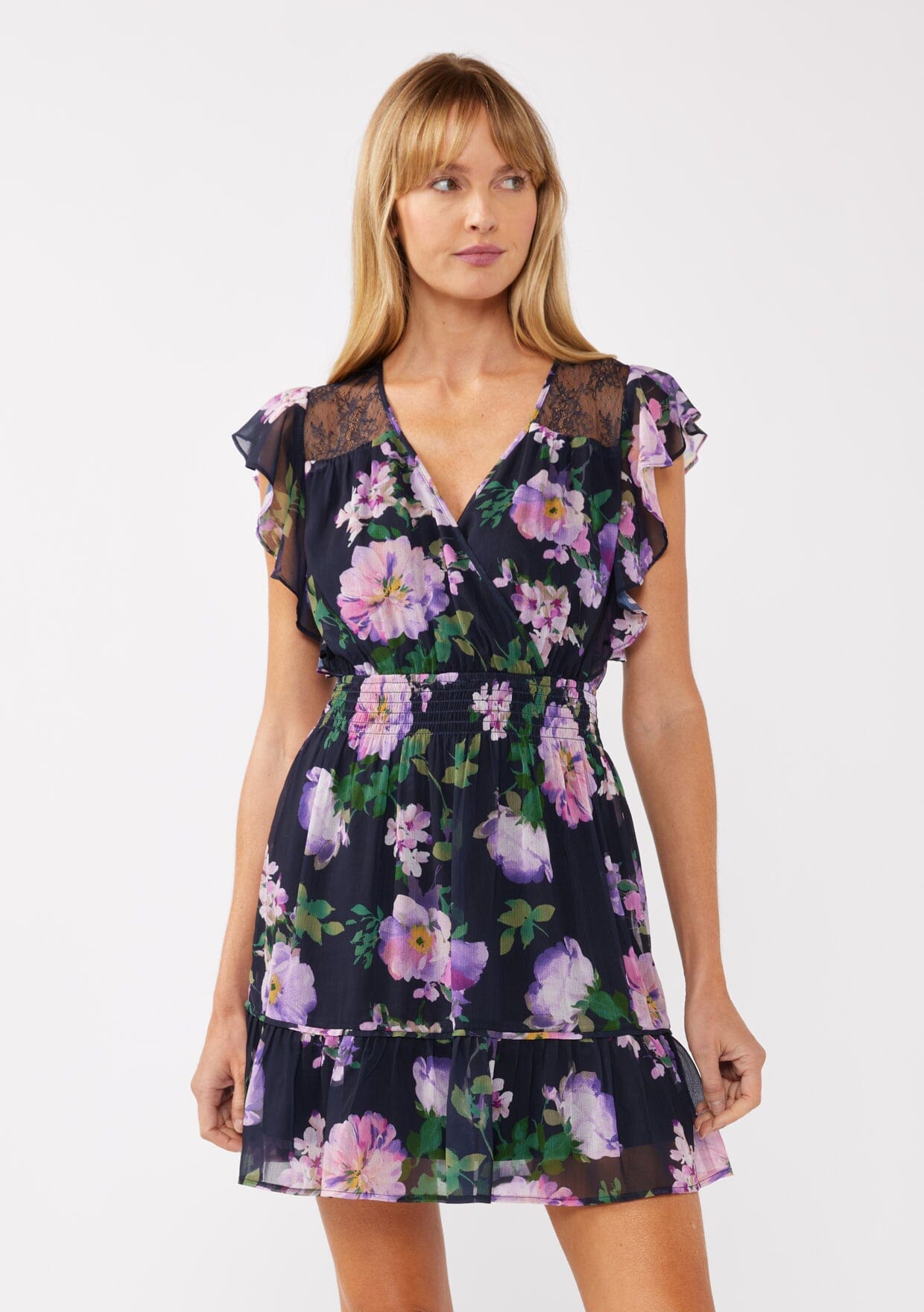 Flourish in Florals Mini Dress