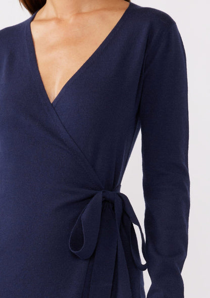 Socialite Sweater Wrap Dress