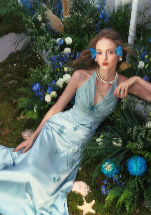 （US Exclusive）Butterfly Pearl Dress