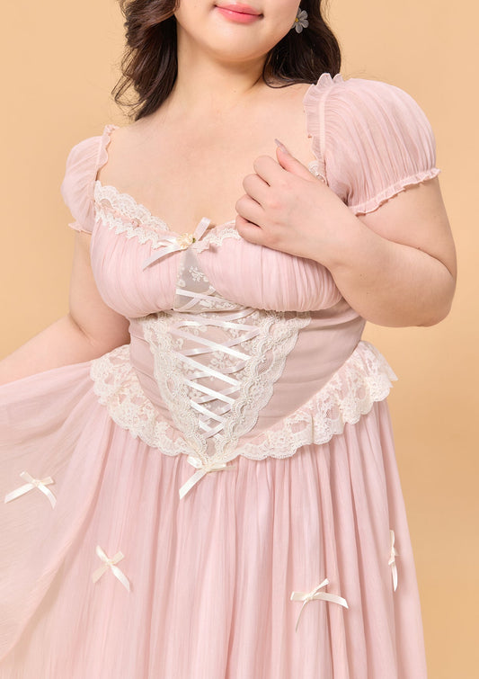 （US Exclusive）Curve & Plus Pink Mist Fairy Dress