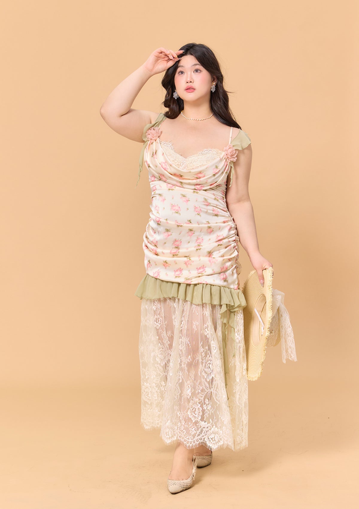 （US Exclusive）Curve & Plus "Oceanides" Dress