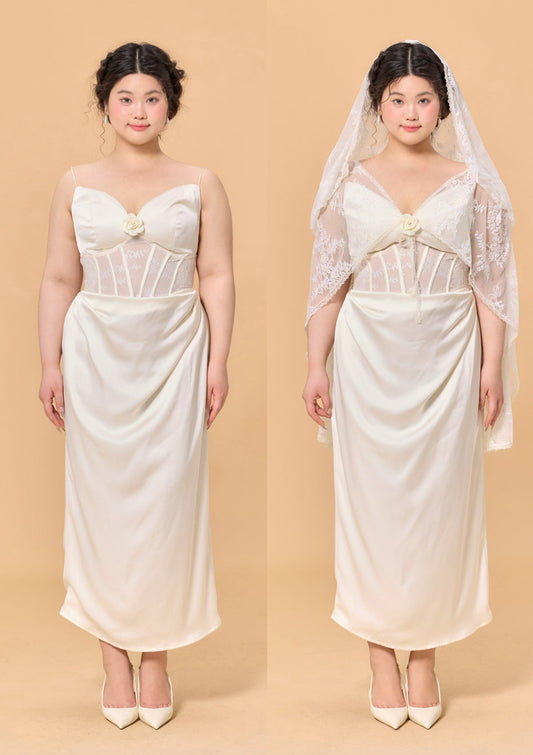 （US Exclusive）Curve & Plus "Enchanted" Corset Dress