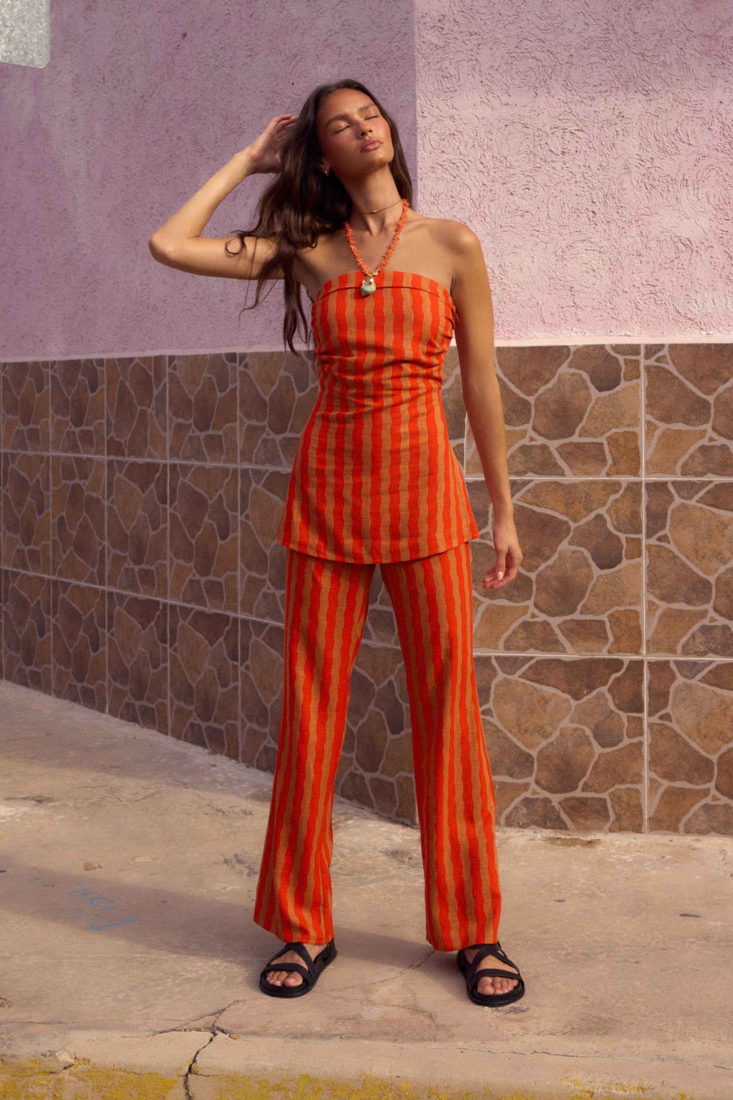 Liss Pants In Papaya