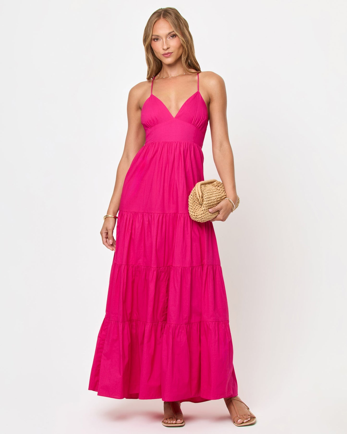 Laina Dress - Bougainvillea