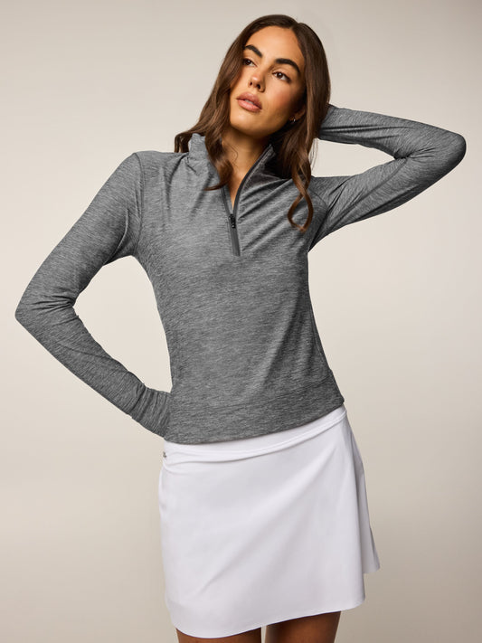 Halley Melange Quarter-Zip