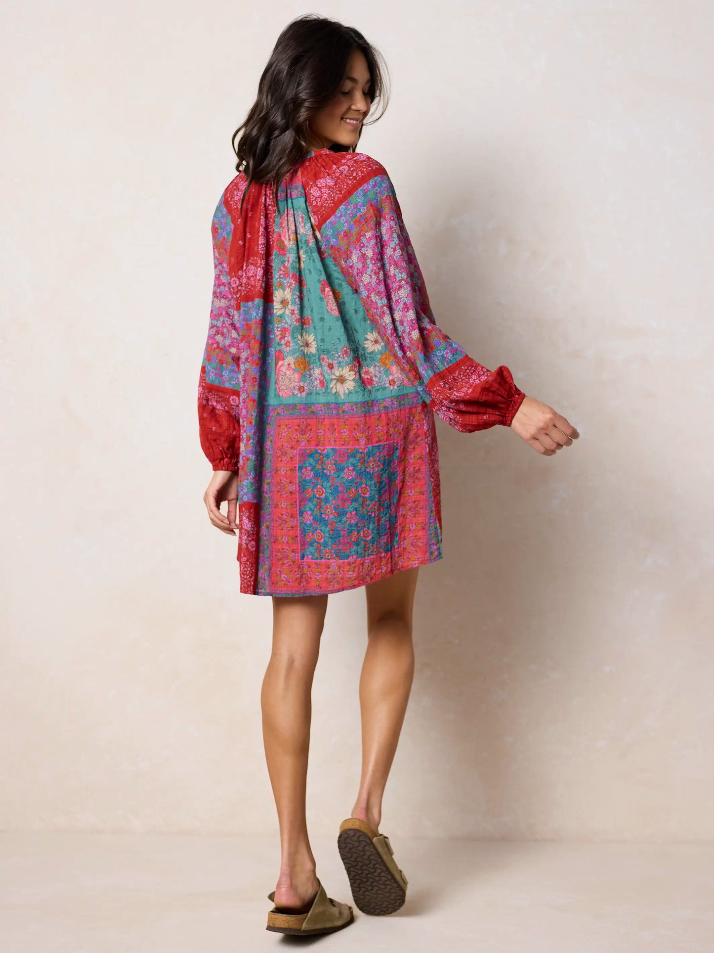 Camille Mini Dress - Jewel Positano Scarf