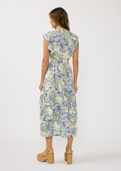 Marla Ruffle Midi Dress