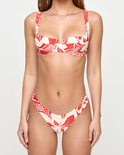 Rocky Bikini Bottom - Hibiscus Bloom