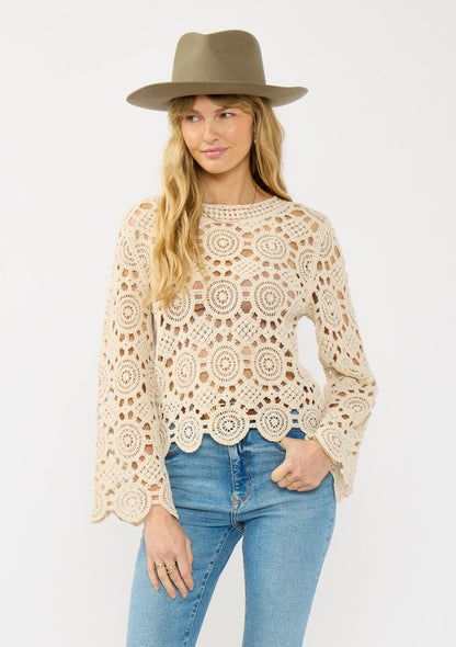 Emmy Crochet Top