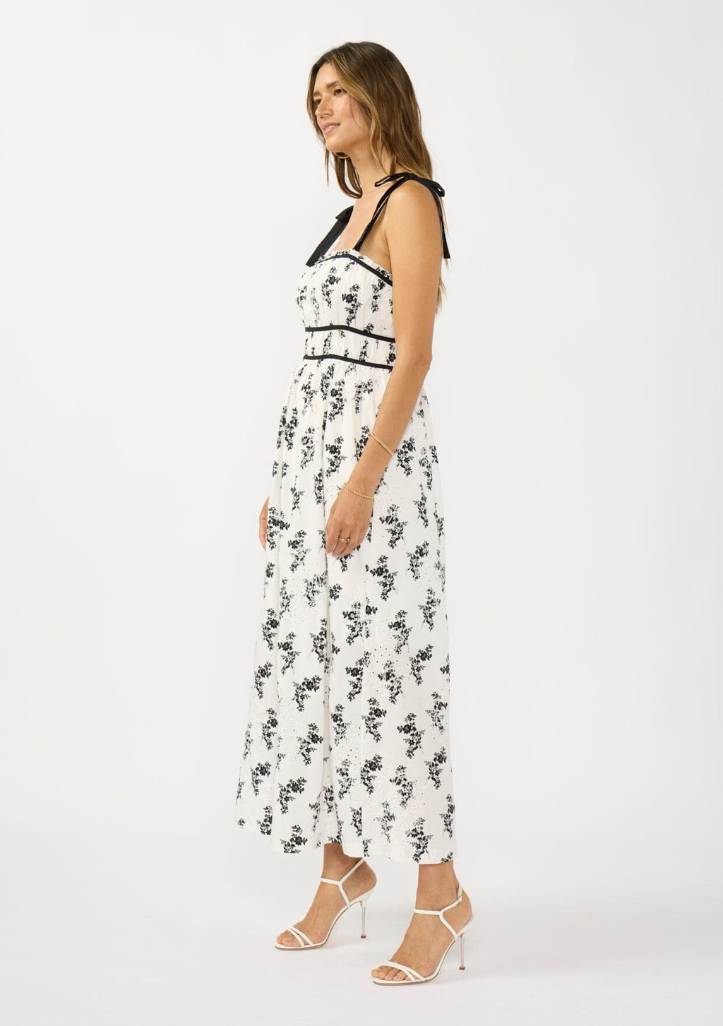 Nola Eyelet Midi Dress