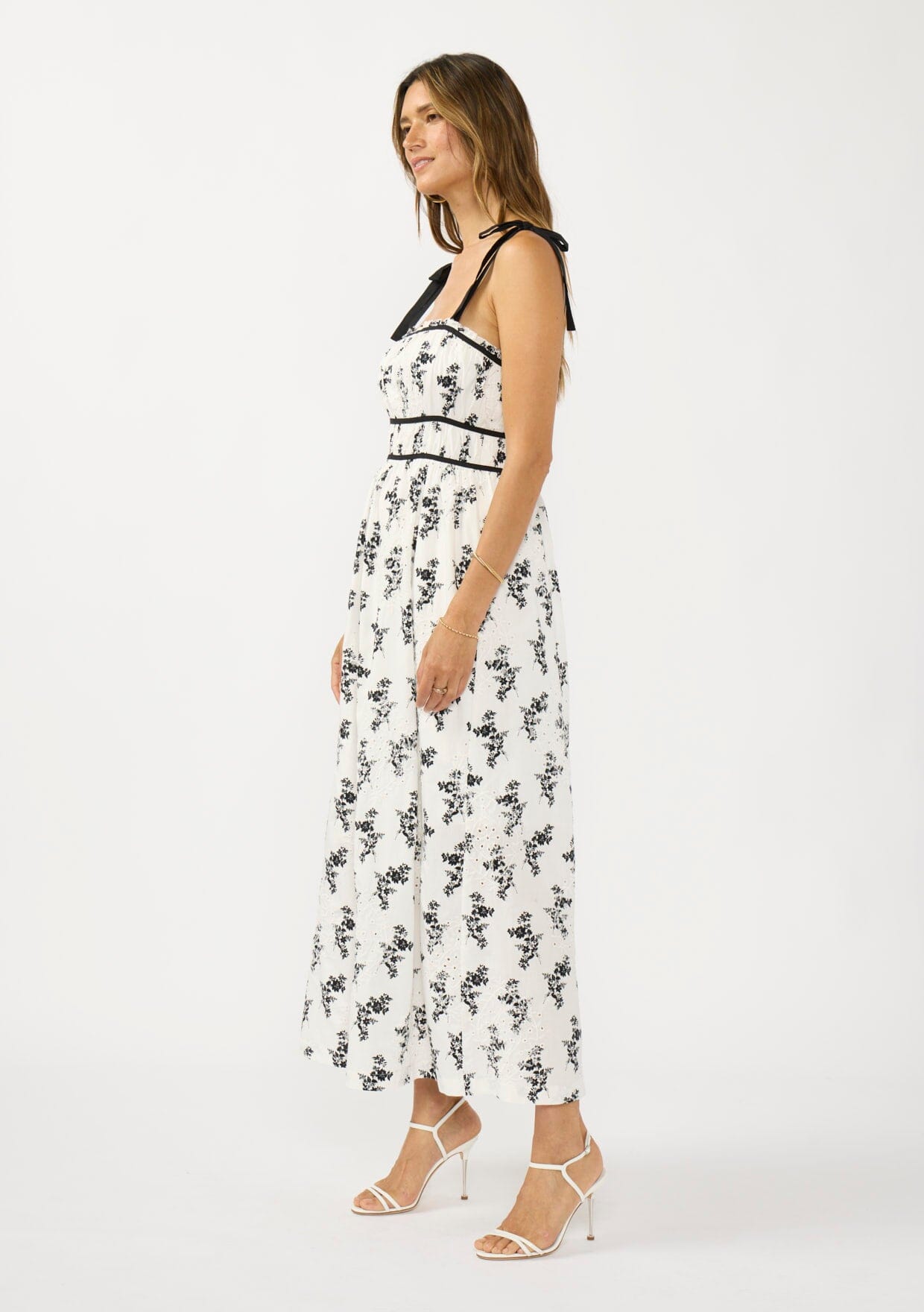 Nola Eyelet Midi Dress