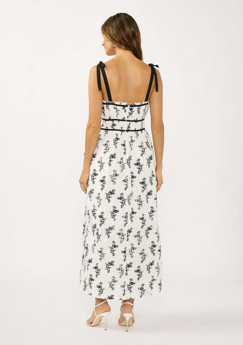 Nola Eyelet Midi Dress