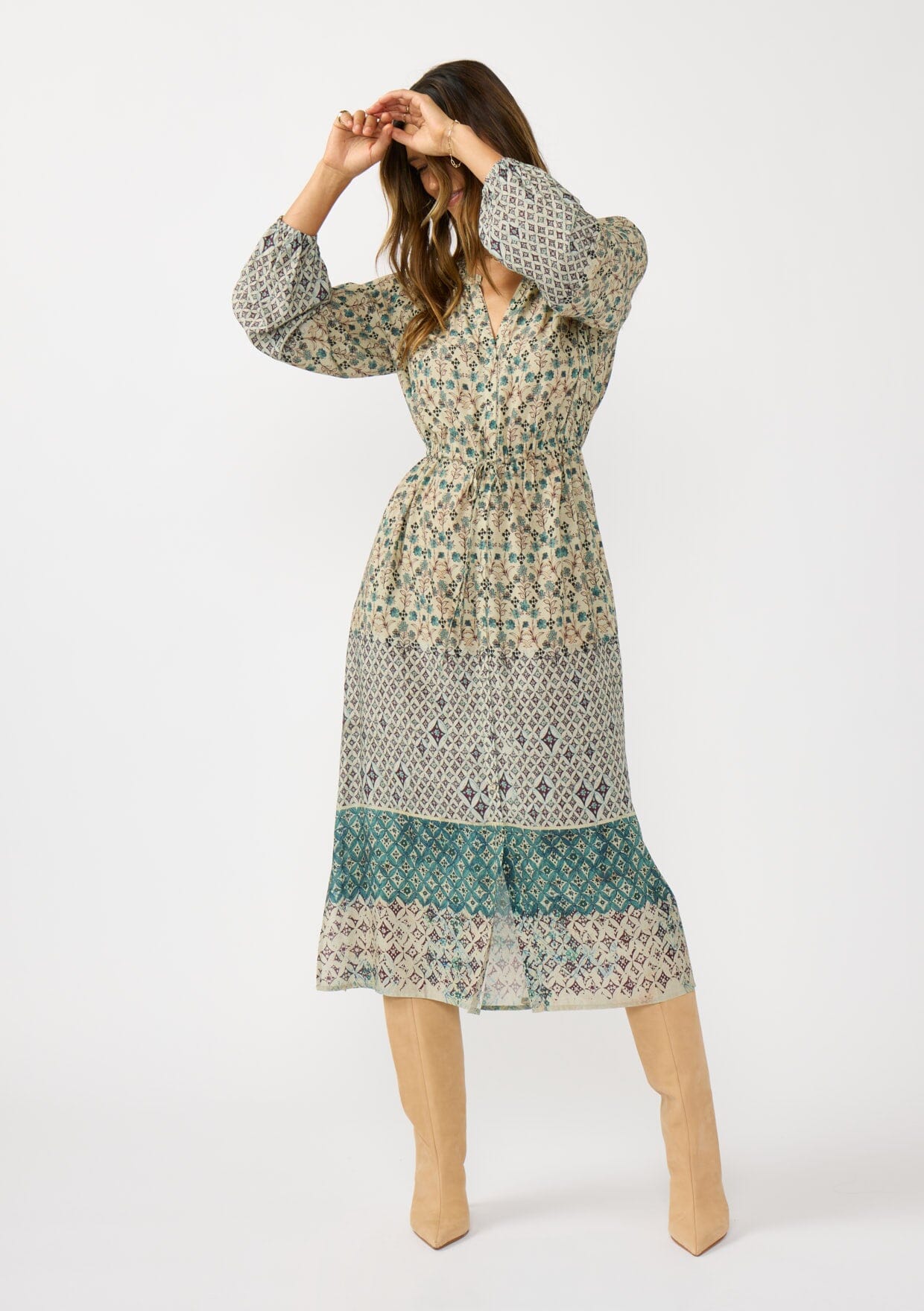 Garden Gate Midi Dress