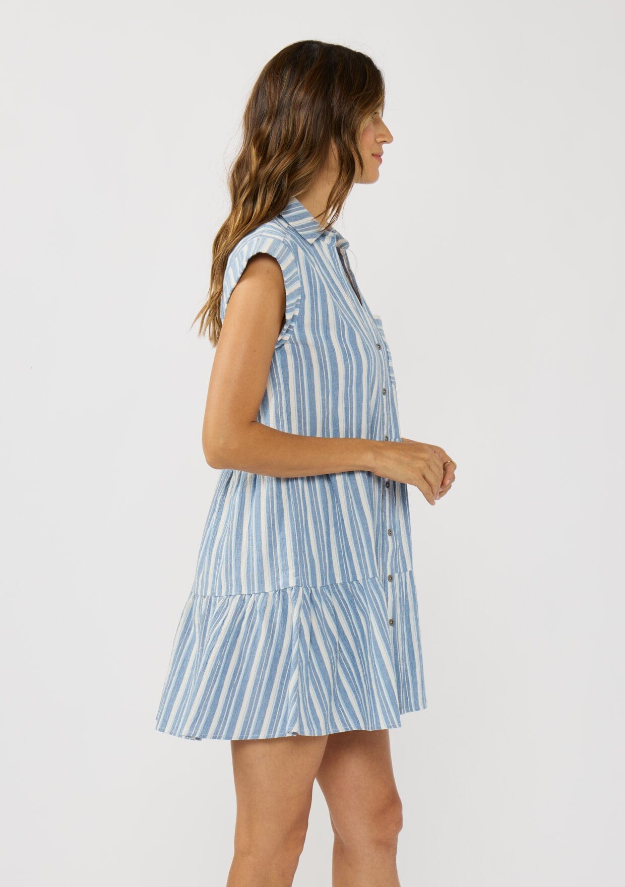 Nautica Striped Mini Dress
