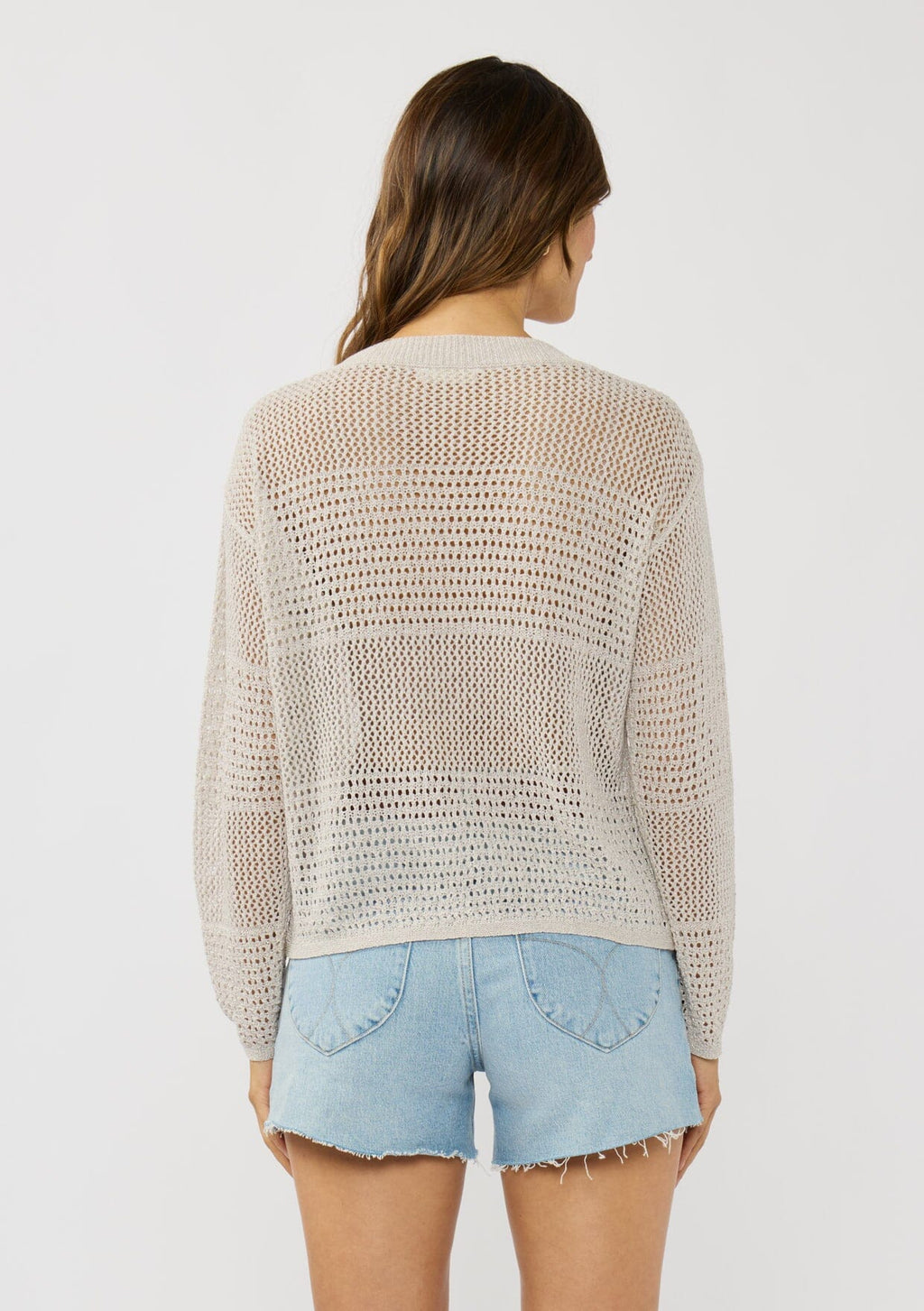 Amaya Metallic Knit Top
