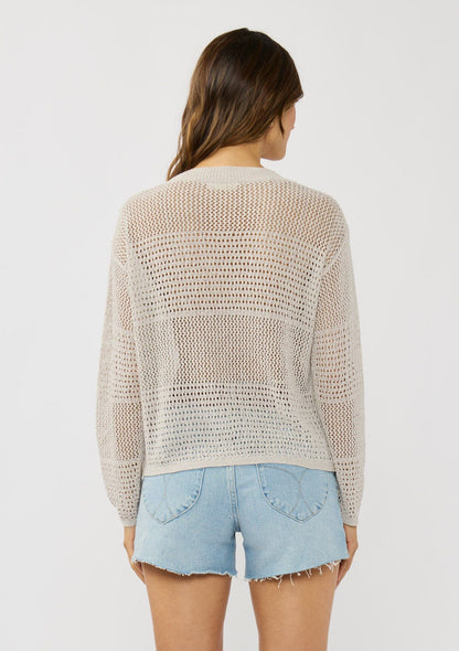 Amaya Metallic Knit Top