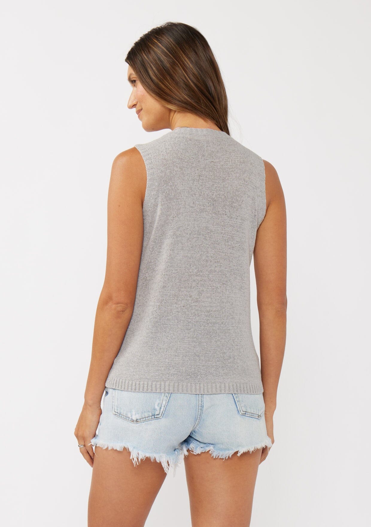 Nadia Open Knit Tank Top