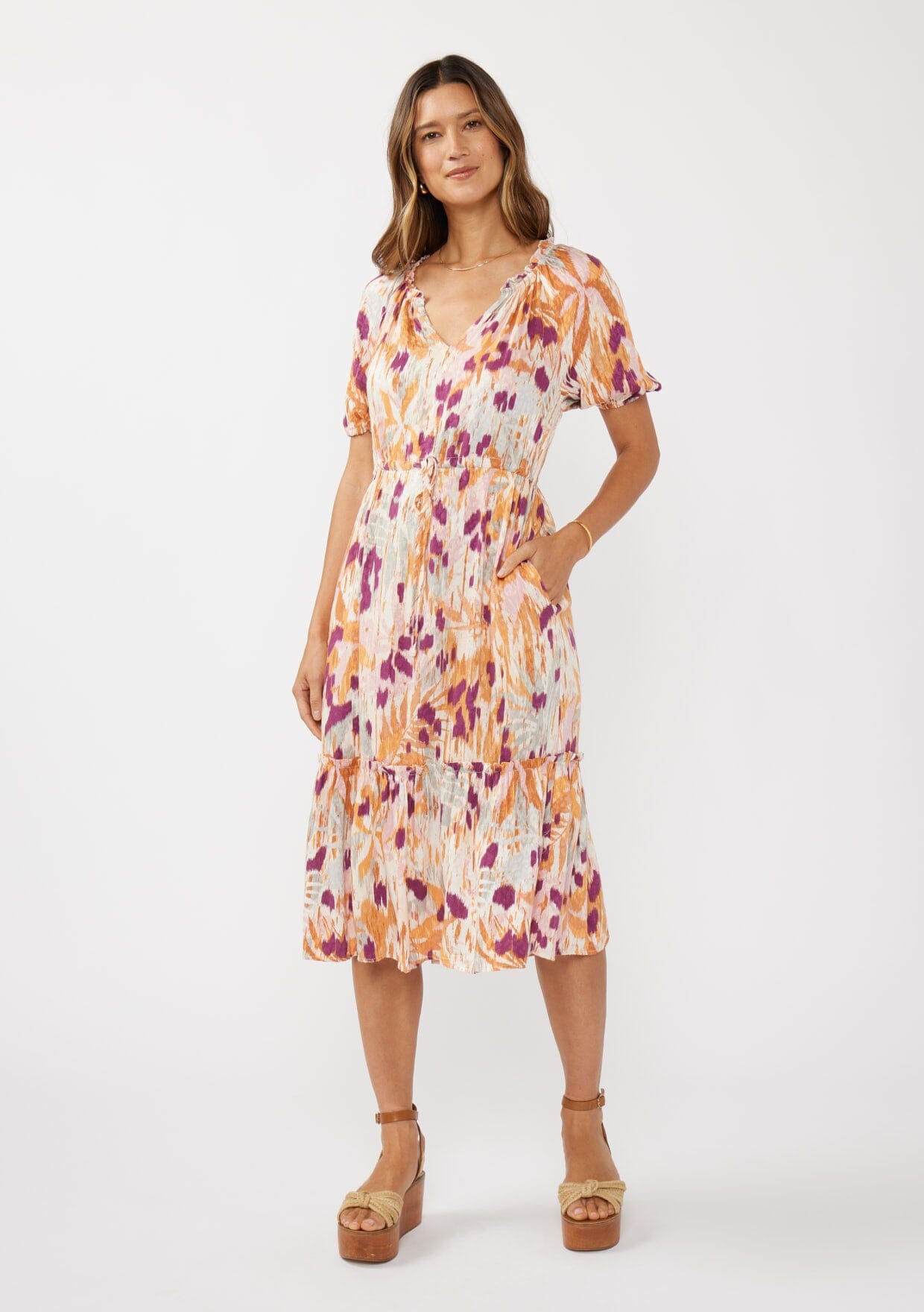 Terra Spice Midi Dress