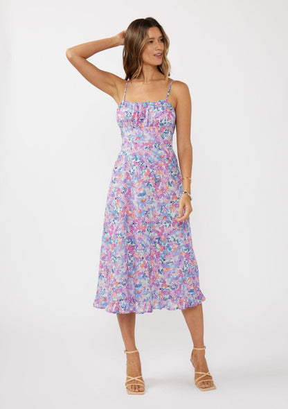 Kaya Floral Midi Dress