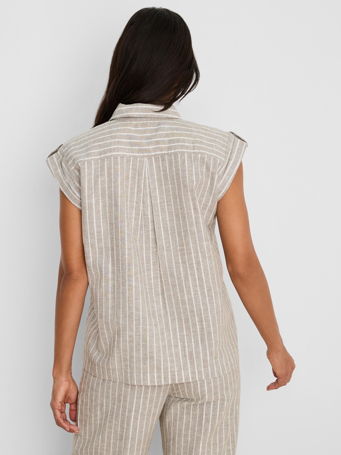 Lurex Linen Resort Shirt