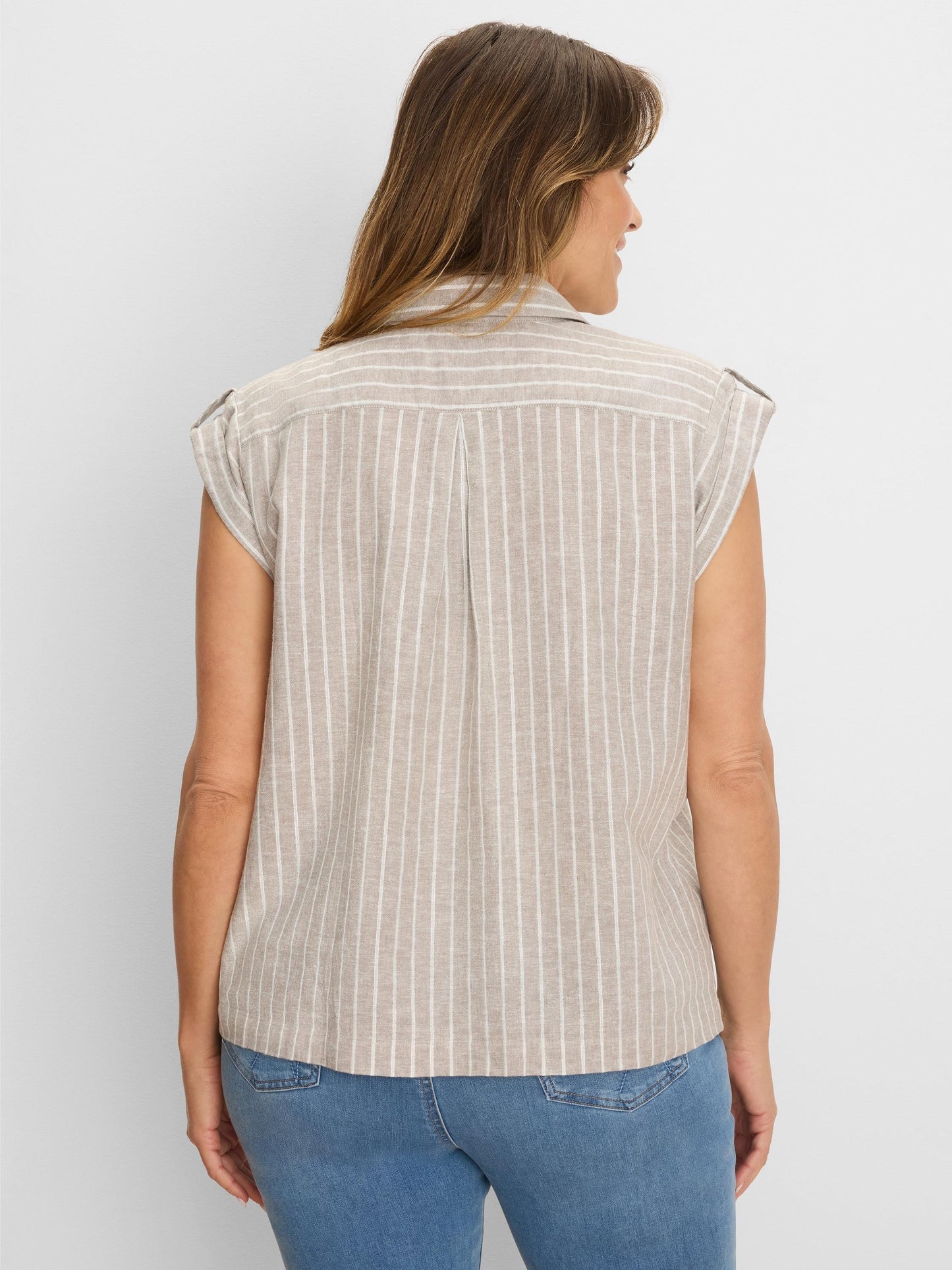 Lurex Linen Resort Shirt