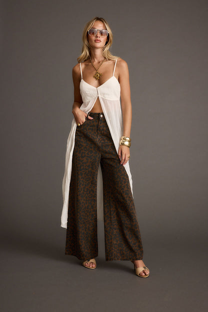 Midland Leopard Print Pant