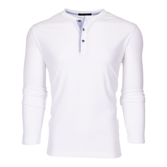 Alpha Slub Long Sleeve Henley