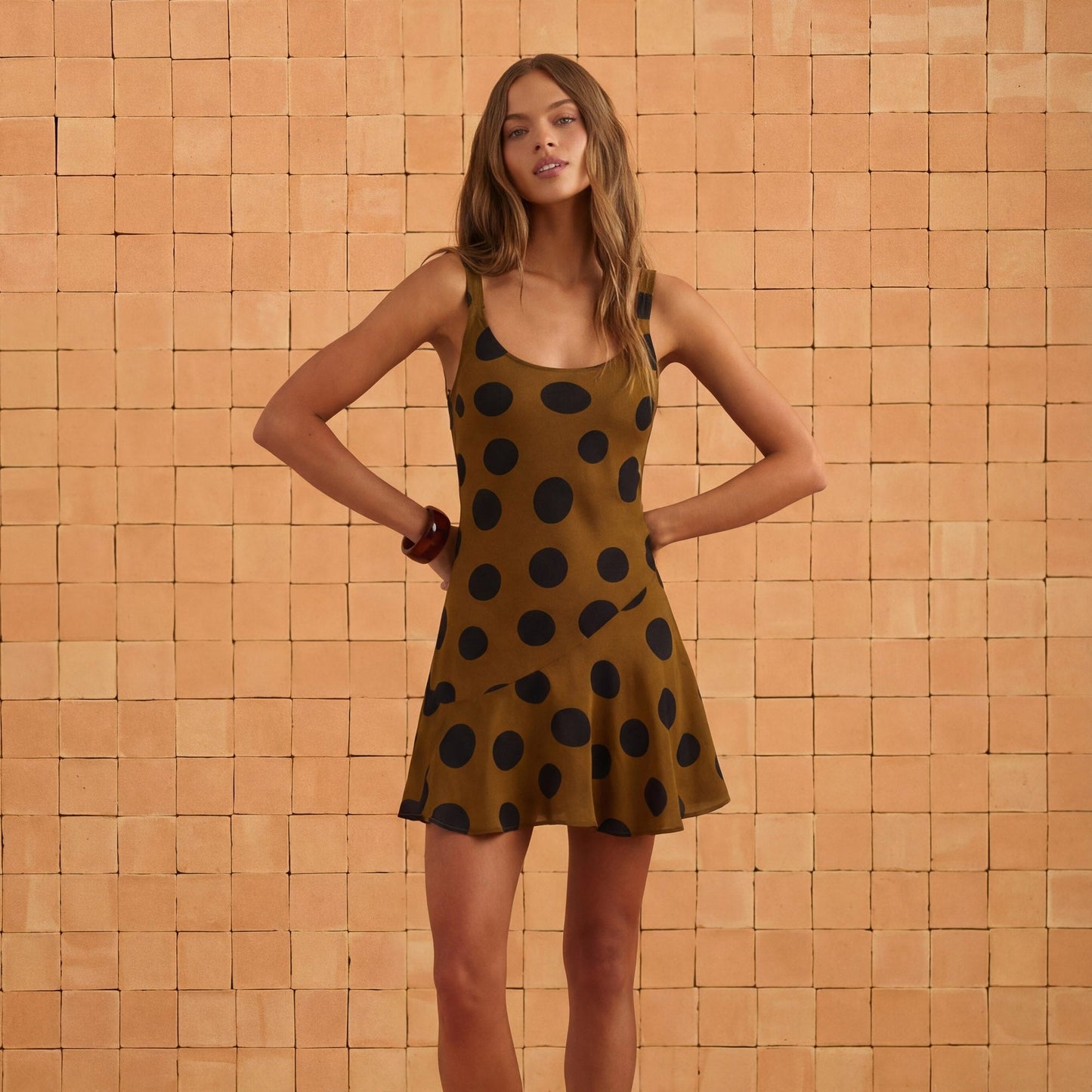 Mo Dress In Ginger Spot
