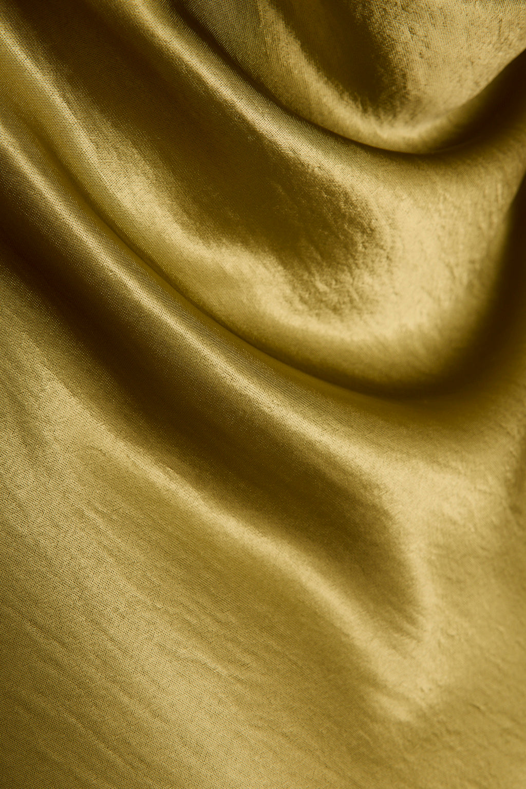 Natalia Chartreuse Satin Maxi Dress