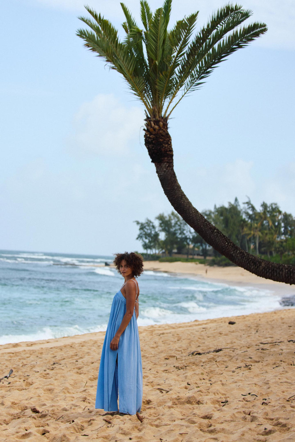 Saltwater Solids Sai Maxi Cover-Up Dress