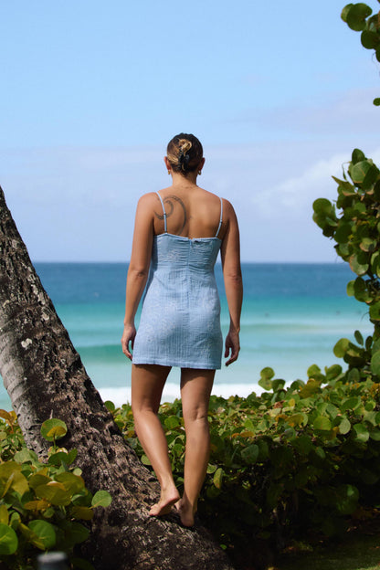 Cassie Monstera Short Dress