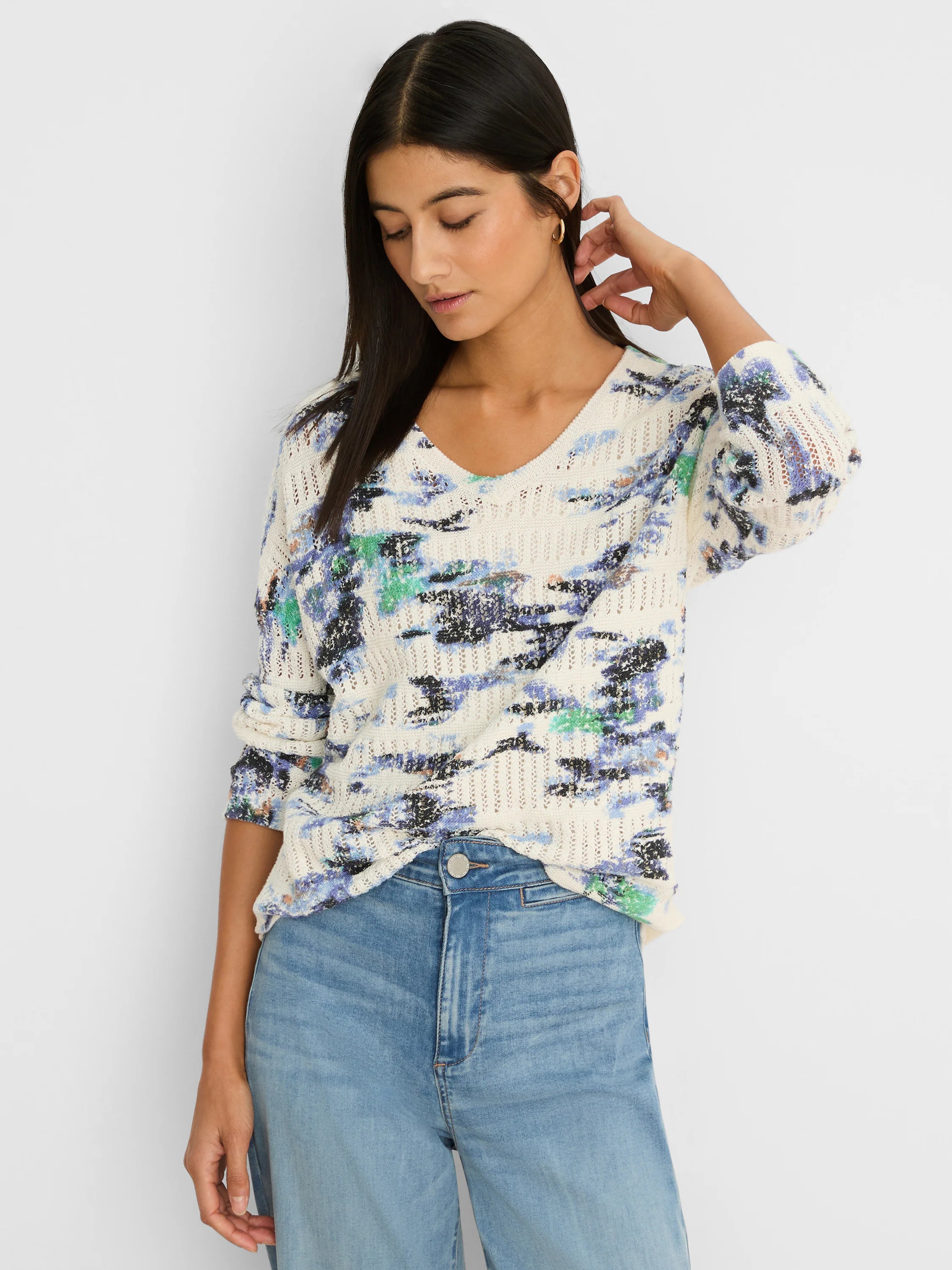 Water Lilies Pointelle Sweater