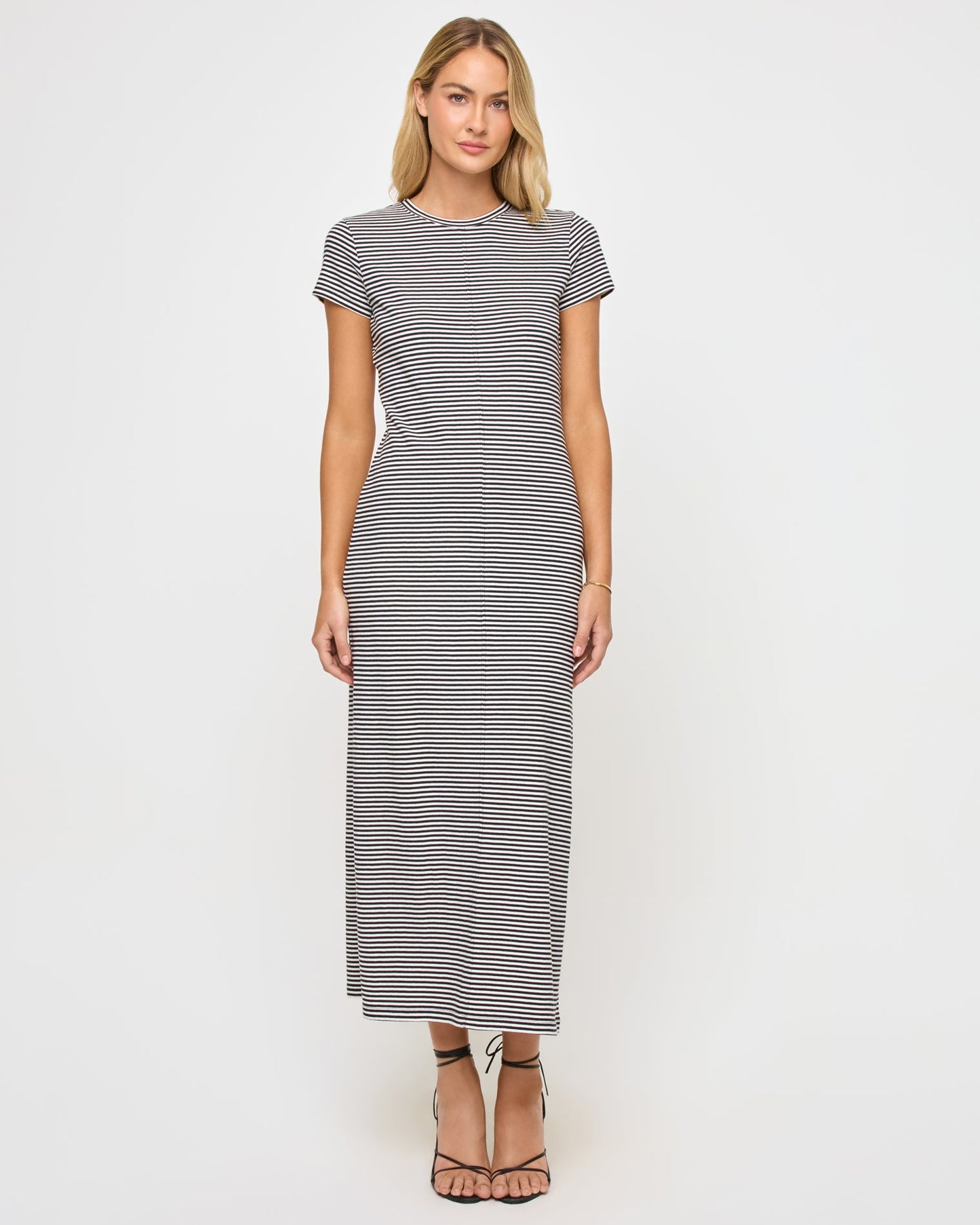 Sloane Dress - Black-Cream