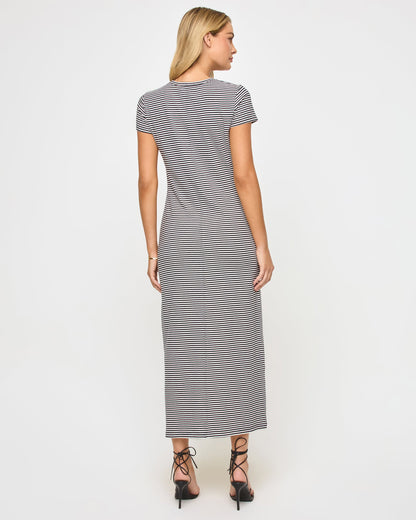 Sloane Dress - Black-Cream