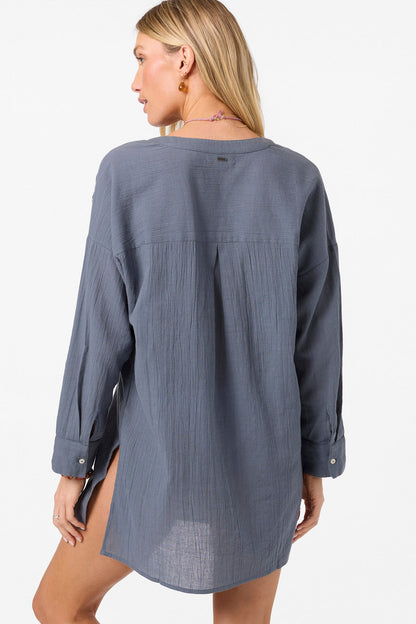 Belizin Long Sleeve Cover-Up Dress