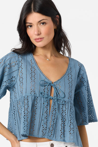 Loni Eyelet Top