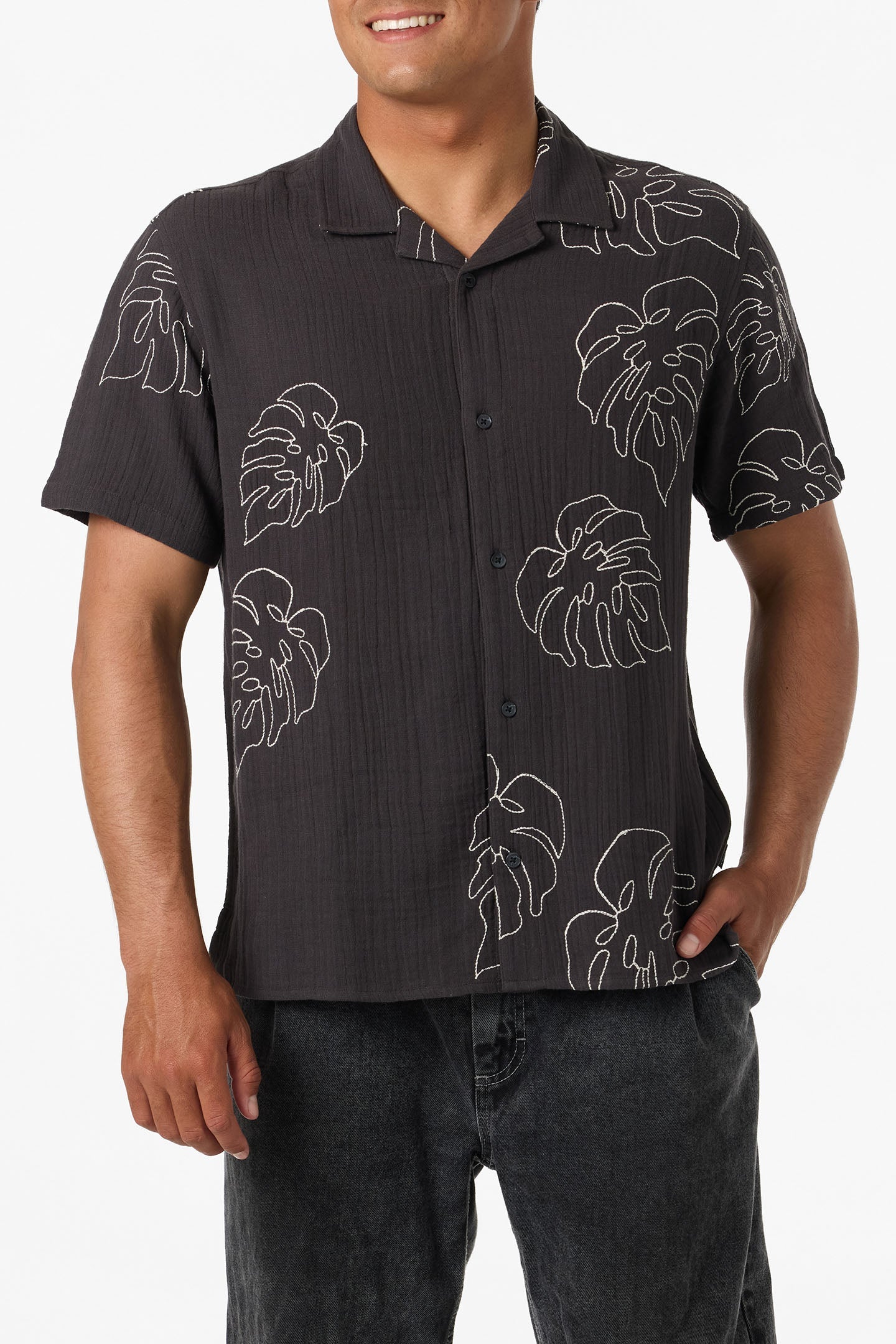 Pipeline Rodeo Monstera Shirt