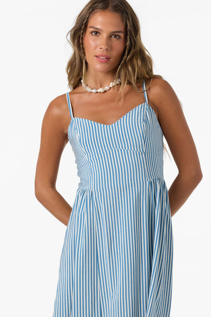 Linden Stripe Midi Dress