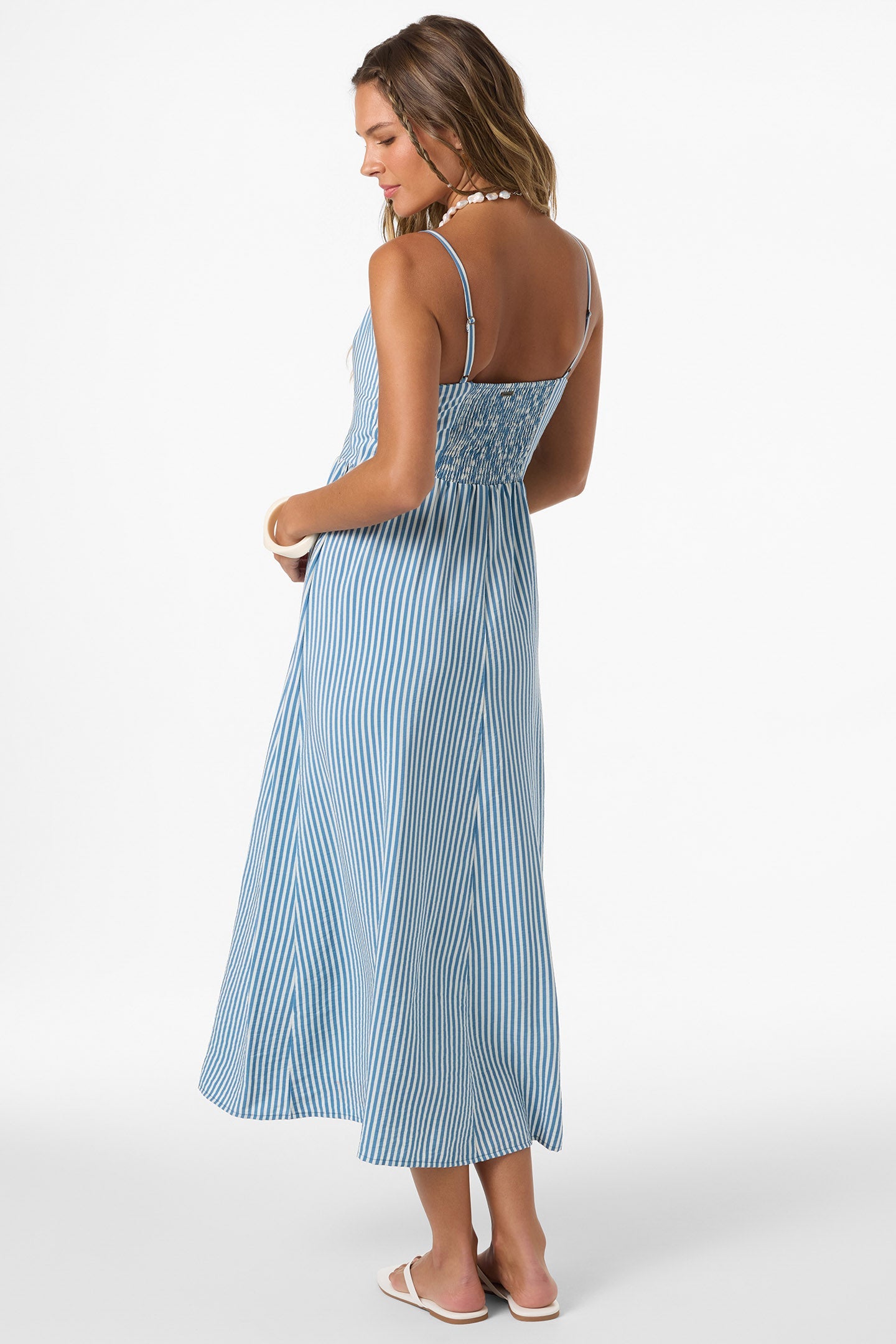 Linden Stripe Midi Dress